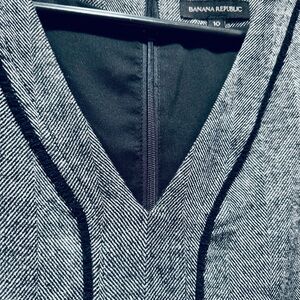 Banana Republic Herringbone Fringe Dress